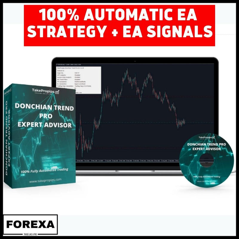 Forex EA TakePropips Donchian Trend PRO Expert +Indicator + Market Scanner MT4 - forexa robot